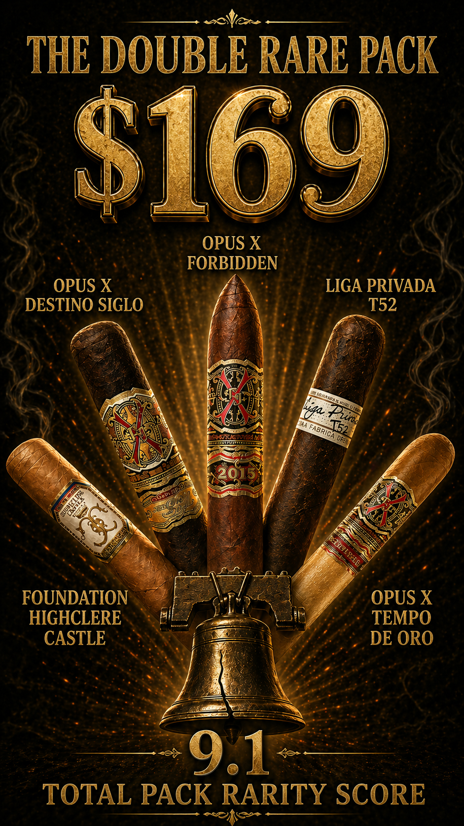 The DOUBLE RARE Sampler (with this pack, we are entitled to use the word "rare" twice.