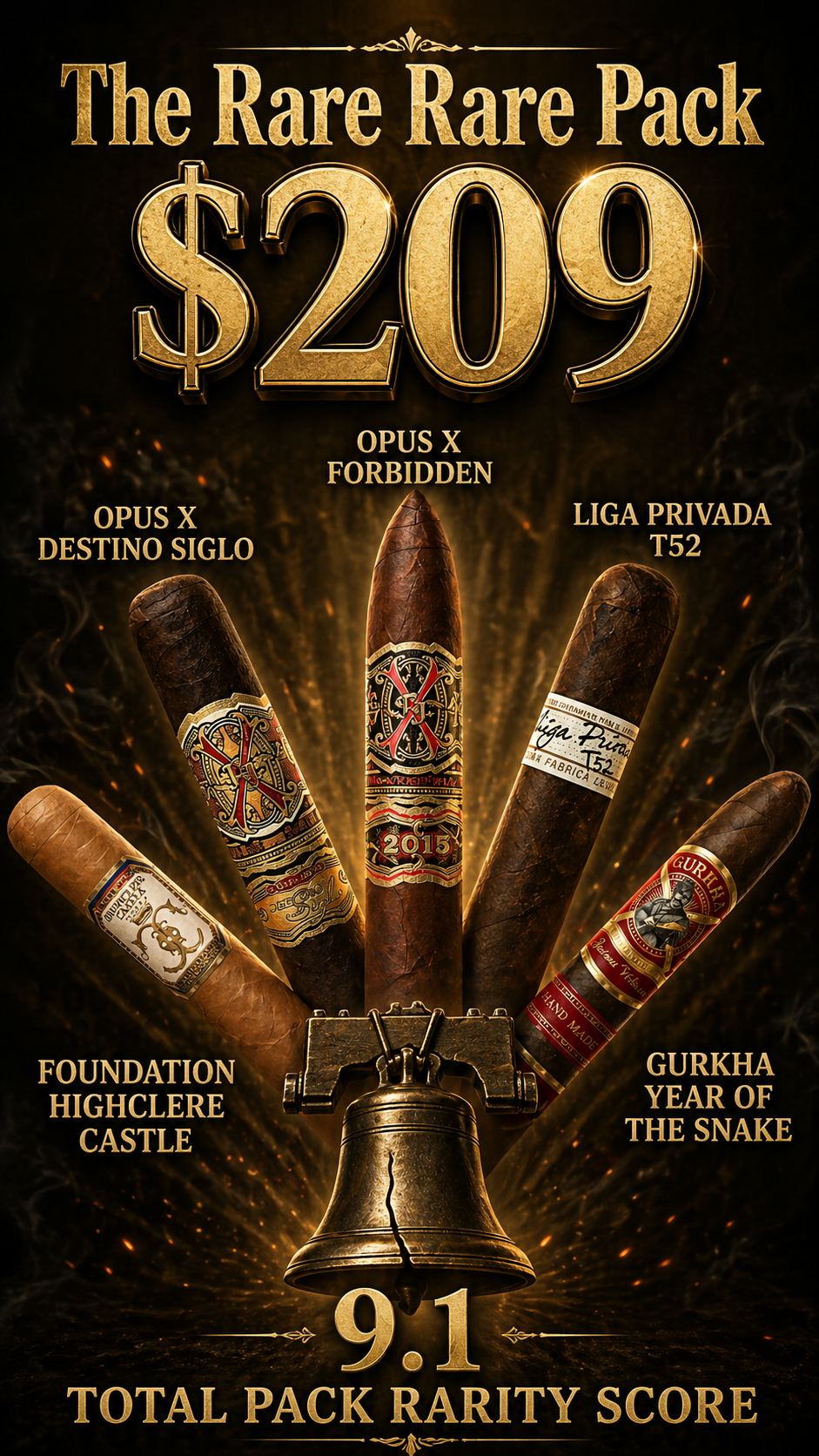 The RARE RARE Sampler (with this pack, we are entitled to use the word "rare" twice.